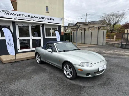 MAZDA MX-5 1.8i 146cv - série spécial \'Silver Blues\' 2500ex - Cuir bleu chauffant
