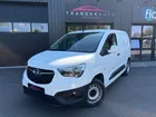 OPEL COMBO CARGO 1.5 100 CH S/S L1H1 BVM5 STANDARD PACK CLIM avec CAMERA DE RECUL / RADAR ARRIERE / REGULATEUR DE VIT