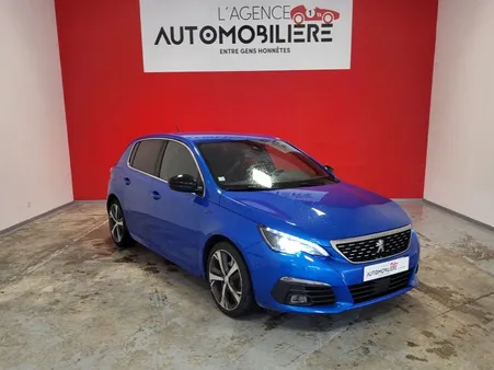 Peugeot 308 peugeot 308 ii 130 s&s gt eat8 - bleu vertigo - distribution ok le 06/03/2026