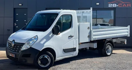 Renault Master Benne Coffre Roue jumelée, 2.3 dci 130cv BVM6 Excellent état général, Climatisation, Régulateur de vitesse, TVA RÉCUPÉRABLE, 1ère main