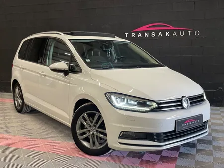 VOLKSWAGEN TOURAN 2.0 TDI 150 ch DSG6 7pl SOUND / TOIT OUVRANT / CARPLAY / SIEGES CHAUFFANTS / ATTELAGE