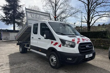 FORD TRANSIT P350 L4 RJ HD 170 ch BENNE 6 PLACES DOUBLE CABINE 2.0L EcoBlue