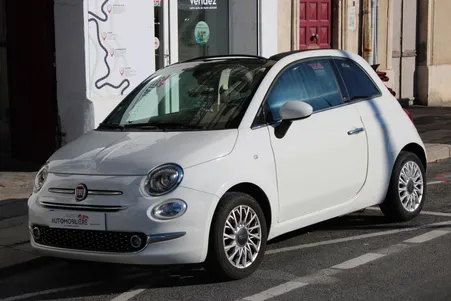 FIAT 500C CABRIOLET 1.2 70 LOUNGE ( Radar Arr, Clim, Bluetooth ... )