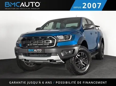 Ford Ranger RAPTOR DOUBLE CABINE 2.0 TDCI 213CH ALCANTARA SPORT CHAUFF CARPLAY REGUL ATTELAGE CAMERA