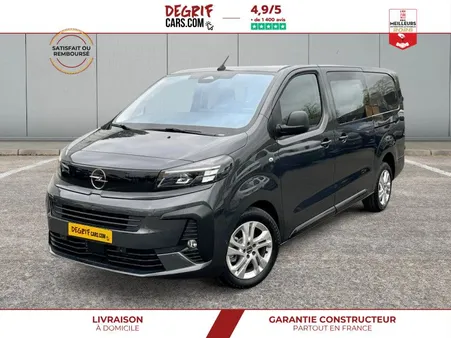 Opel Vivaro XL 2.2 180 EAT8 S&S CABINE APPROFONDIE 5 PL + PACK PREMIUM CONNECT + ATTELAGE + HABIL...
