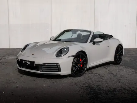PORSCHE 911 992 Carrera S Cabriolet | 1ère Main | Gris Craie | Pack Chrono | PSE