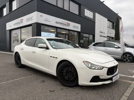 MASERATI Ghibli III V6 3.0 410 S Q4 CUIR ALCANTARA NOIR