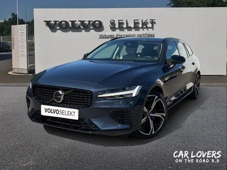 VOLVO V60 T6 AWD Recharge 253 ch + 145 ch Geartronic 8 Plus