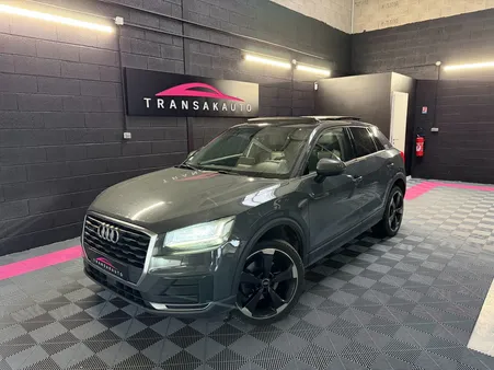 AUDI Q2 2.0 TDI 190 ch S tronic 7 Quattro S Line - TO / Carplay / Caméra / Attelage / Gris Daytona