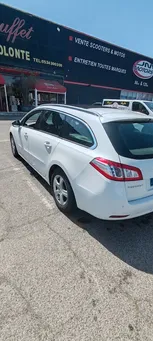 Peugeot 508 SW blanche 2016 – 222 000 km – CT OK – Pneus récents – Prête à rouler