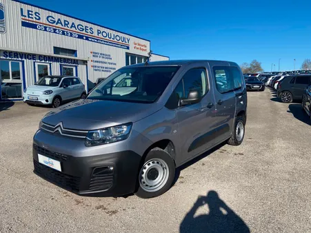 11500 HT - Berlingo Van BlueHDi 100 cv Club + 2 portes latérales Vitrées + Vitres AR - Vitrage Complet