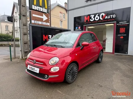 Fiat 500 1.2 / 69 ch / Lounge / Toit panoramique / Distribution OK