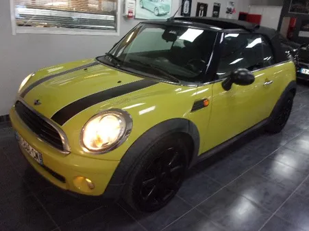 MINI CABRIOLET II ONE 1.6 98 cv PACK SALT 06/10 143mkm jantes alu 17/clim /radio cd/radar de recul/capote electrique/ factures d entretien