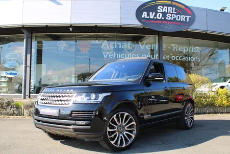 Land rover range rover iv v8 supercharged autobiography black lwb / origine france / entretien exclusif land rover