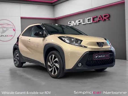 TOYOTA AYGO X 1.0 VVT-I 72 DESIGN S-CVT 72Ch Garantie 12 mois CarPlay Android Auto Caméra de recul