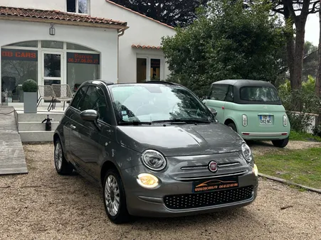 FIAT 500C MY20 SERIE 7 EURO 6D 1.2 69 Lounge / 1ÈRE MAIN / DISTRIBUTION NEUVE / HISTORIQUE COMPLET / CARPLAY