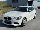 BMW 120d – Pack M / 2.0D 184 ch / Intérieur cuir / Navigation GPS / Blanc / Suivi complet / Très propre / 193 500 km / Propulsion / Garantie 3 mois