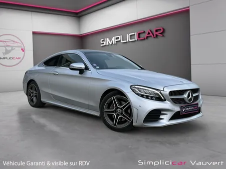 MERCEDES CLASSE C C200 AMG LINE 9G TRONIC 184Ch Toit ouvrant Caméra Garantie 12 mois