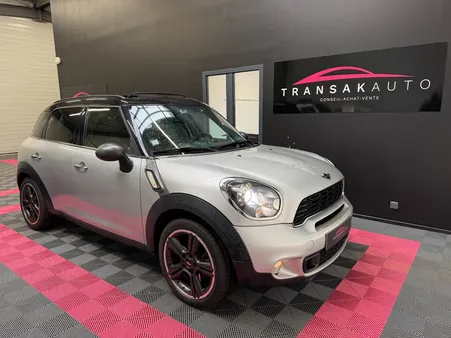 MINI COUNTRYMAN R60 184 CV Cooper S Pack Red Hot Chili + TOIT OUVRANT PANO + GPS + RADARS DE RECUL + XÉNONS