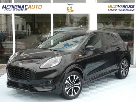 Ford Puma 1.0 EcoBoost 155 DCT7 HYBRID MHEV ST LINE 3550 d'Options -31% sous Neuf