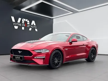 Ford Mustang 5.0 V8 GT Fastback • 450ch Cuir Navigation Caméra LED Apple Carplay & Android Auto