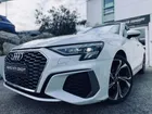Audi A3 Sportback 1.5L 150CH S line + 1ERE MAIN + SUIVI AUDI + CAMERA + CARPLAY SANS FIL + ECLAIRAGE D'AMBIANCE + GARANTIE 12 MOIS