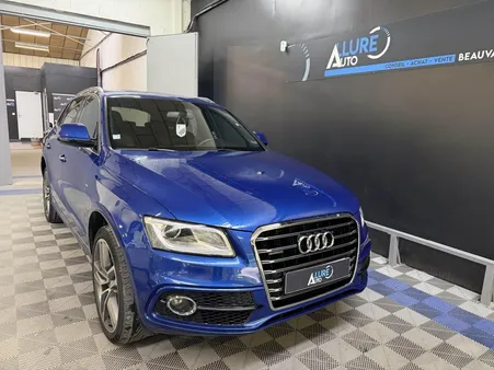 AUDI Q5 2.0 TDI - 190 - S-tronic S-Line (4 Pneus neufs / Diesel / Coffre électrique)