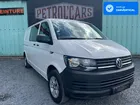 Volkswagen Transporter T6 L2H1 2.0 TDI 102ch 2017 Utilitaire Pro Van Aménageable 16 490 TTC - Climatisation, radar de recul, vitres latérales et arrière vitrées, faible hauteur (-2 m) accès parking