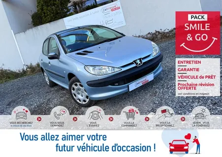 Peugeot 206 1.4 i 75cv 158 000Km*Ct Révision Kit Distribution Ok*Véhicule Sous Garantie*100 Point...