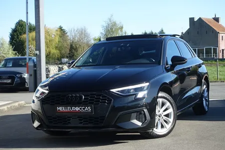A3 Sportback 35 Tdi S-Tronic 150ch Virtual Cockpit/Cuir sport chauffant/Toit ouvrant/Caméra/Gps Europe/Carplay/1*Main/Garantie 12 Mois