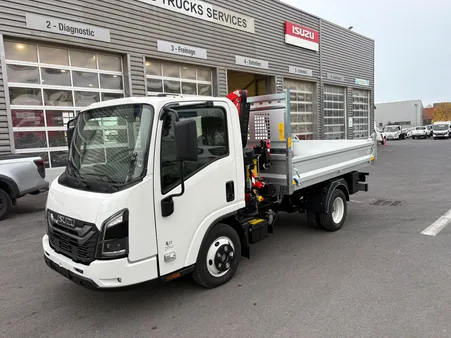 ISUZU M27 Gen2 Benne Aluminium + Grue FASSI F30