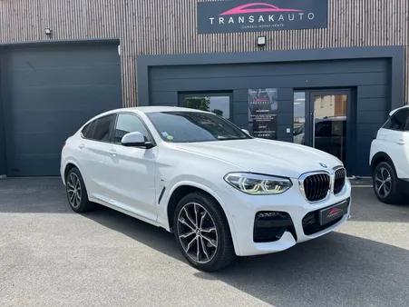 BMW X4 G02 xDrive20d 190 CV BVA8 M Sport + ATTELAGE + SIEGES CHAUFFANTS / ELEC + AFFICHAGE TETE HAUTE + CARPLAY