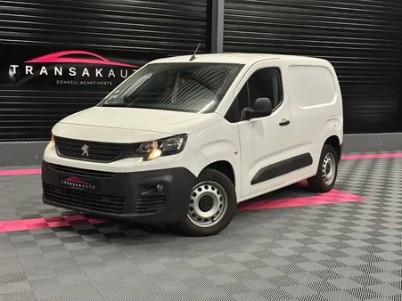 Peugeot partner fourgon standard 650 kg bluehdi 100 ss bvm5 asphalt * habillage bois + radar recul + tva non recuperable