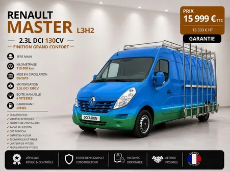 Renault Master 1° Main / 2.3L B DCI 130cv GRAND CONFORT L3H2 GPS/Radar idem jumper, transit, spri...