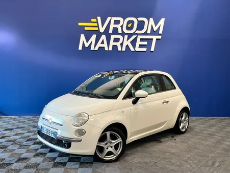 FIAT 500 1.2 69ch 69 Lounge - 2012 - 97 500 km - Toit Pano