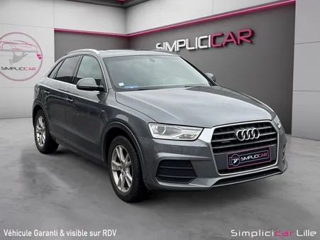 AUDI Q3 2.0 TDI 150 ch S tronic 7 Quattro S line SUIVI CONSTRUCTEUR TOIT PANORAMIQUE 4 PNEUS NEIGE OFFERTS