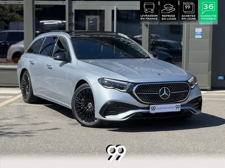 MERCEDES CLASSE E BREAK E 300 e Break AMG Line ATTELAGE AIRMATIC PANO DIGITAL LIGHT 360 LOA CRÉDIT REPRISE