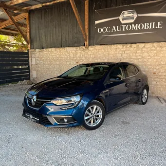 Renault Mégane IV 1.2TCe 130ch BVA Limited/ Mains libres/ Radars AV+AR/ GPS/ Bluetooth/ Régulateur