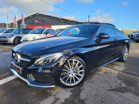 Classe c300 coupé 245ch sportline 9g-tronic / francaise / camera burmester toit ouvrant