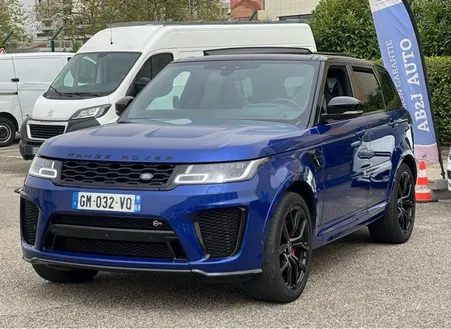 Land-rover Range Rover Sport 5.0 V8 S/C 575ch SVR Mark IX, bleu SVR