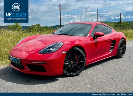PORSCHE 718 CAYMAN S 2.5 350ch PDK / PDLS+ / cuir / Jantes Turbo 20" / Bose / Pack chrono