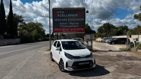 Picanto GT Line boite automatique 5, 1,2l/84 ch CarPlay, camera, 4 LVE, JA, reg vit, cuir, entretien carnet Gtie
