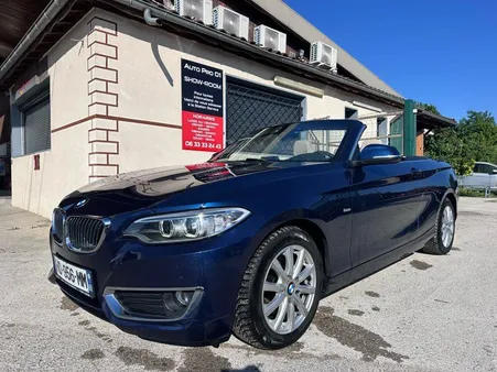 BMW Série 2 Cabriolet 220D 2.0 D 190 cv Luxury 2016 CUIR CHAUFFANT SUIVI COMPLET