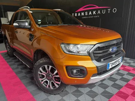 FORD RANGER SUPER CABINE 2.0 ECOBLUE 213 ch BV10 WILDTRAK / PAS DE TVA RÉCUPÉRABLE