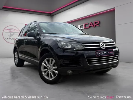 VOLKSWAGEN TOUAREG 3.0 V6 TDI 240 FAP 4Motion Carat Tiptronic A GPS Sièges Chauffants Attelage rétractable Garantie 1