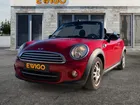 Mini cabrio 1.6 120 cooper 2eme mains-start/stop-radars ar- faible kilometrage