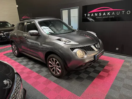NISSAN JUKE 1.6e 117 CV Xtronic Tekna + CAMÉRA 360 + TOIT OUVRANT + SIÈGES CHAUFFANTS + ANGLES MORTS + BLUETOO