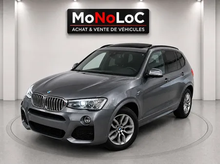 BMW X3 xDrive30d M Sport – 258ch – BVA8 – TO – Attelage – Garantie 12 mois