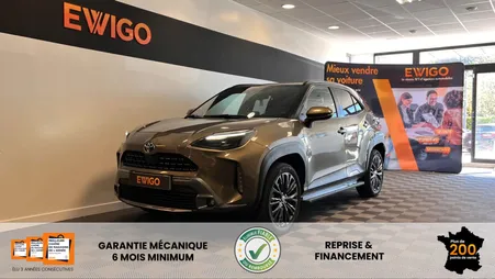 Toyota yaris cross 1.5 116h 90 hybrid full-hybrid trail bva + marche-pieds