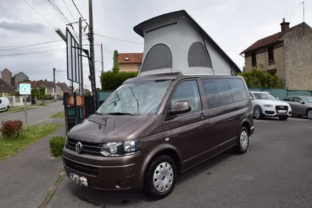 Vag T5 MULTIVAN CARAVELLE 2.0 TDI 140CV TOIT RELEVABLE AVEC COUCHAGES ..... PARC OUVERT 7/7 SUR RDV ......